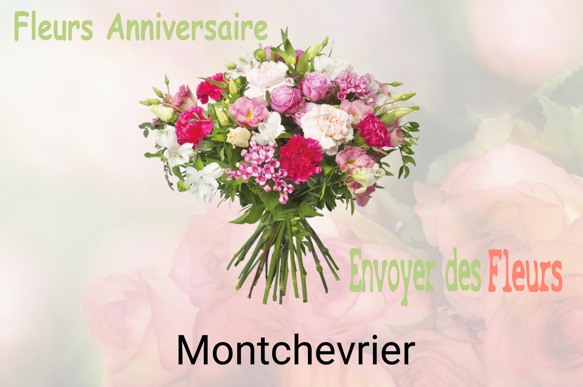 Bouquet de fleurs d’anniversaire livré à Montchevrier