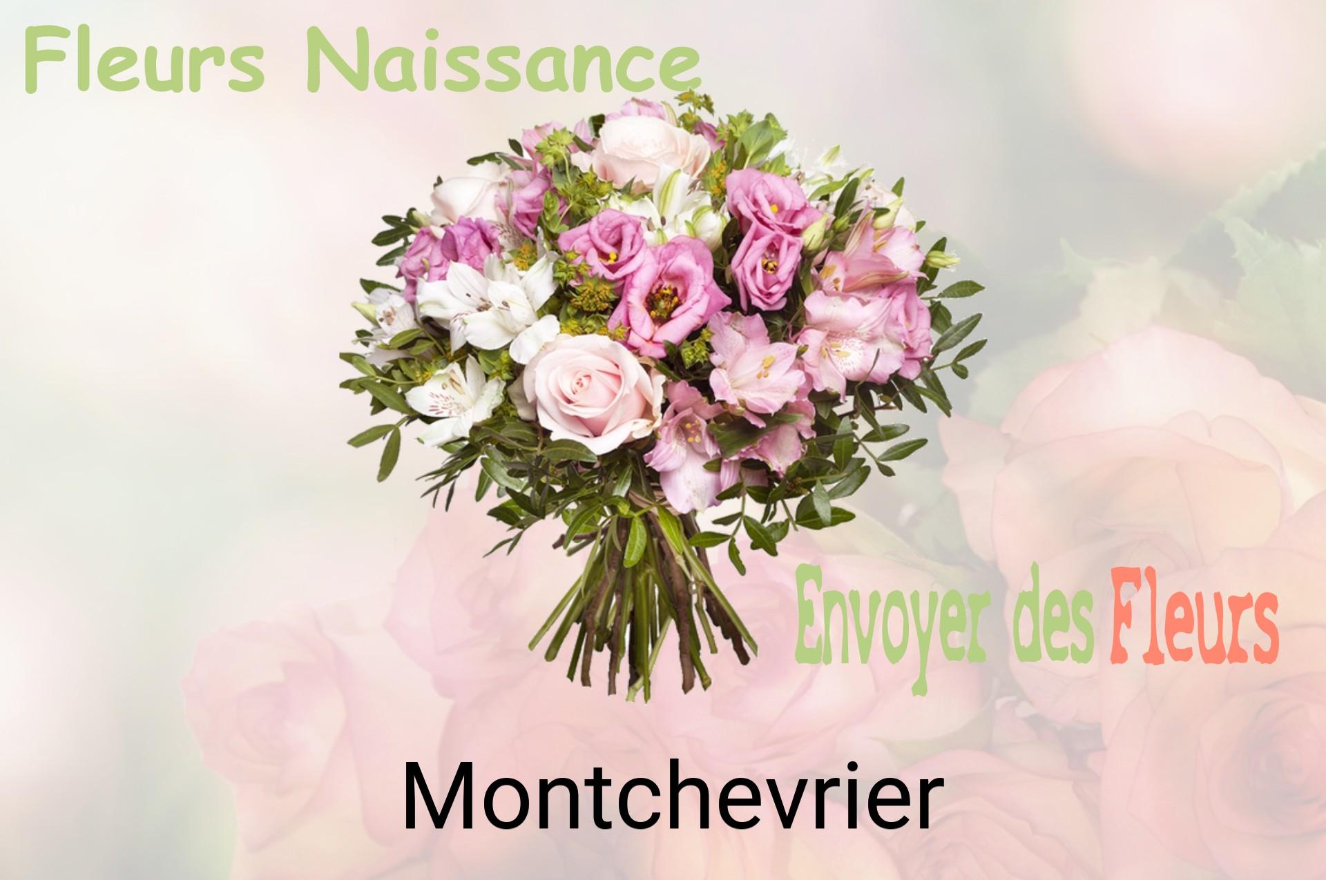 Bouquet de fleurs de naissance livré à Montchevrier